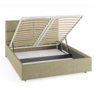 Кровать Сонум Omega Рогожка Мокко (с подъемным механизмом)