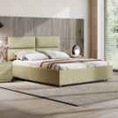 Кровать Сонум Omega Рогожка Мокко (с подъемным механизмом)